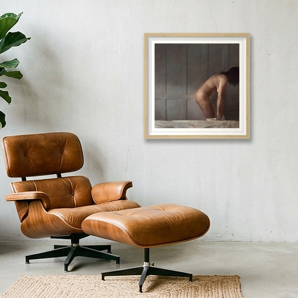 One Reckless Soul — 40×40cm, 16×16" Oak Frame