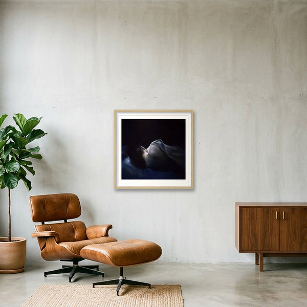 From the Morning — 50×50cm, 20×20" Oak Frame