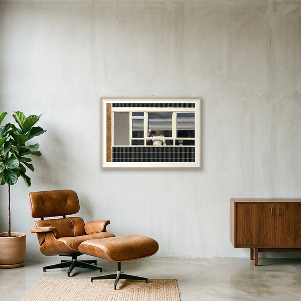 South Facing II — 100×70cm, 39×28" Oak Frame