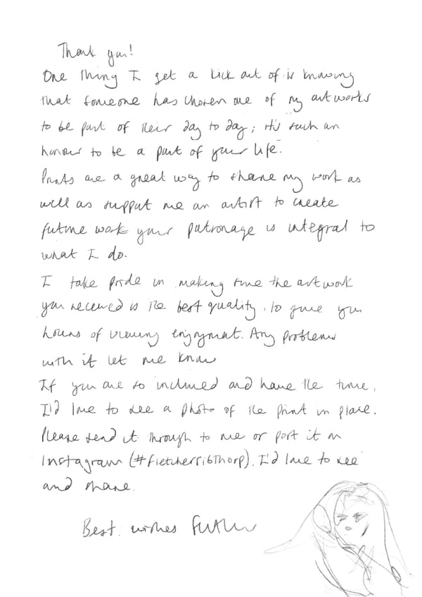 Written on the Sky II — A letter from the artist
