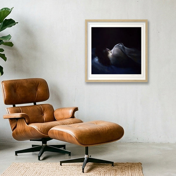 From the Morning — 40×40cm, 16×16" Oak Frame