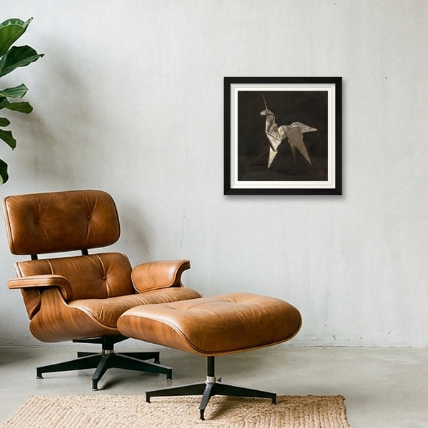 Replicant II — 30×30cm, 12×12" Black Frame