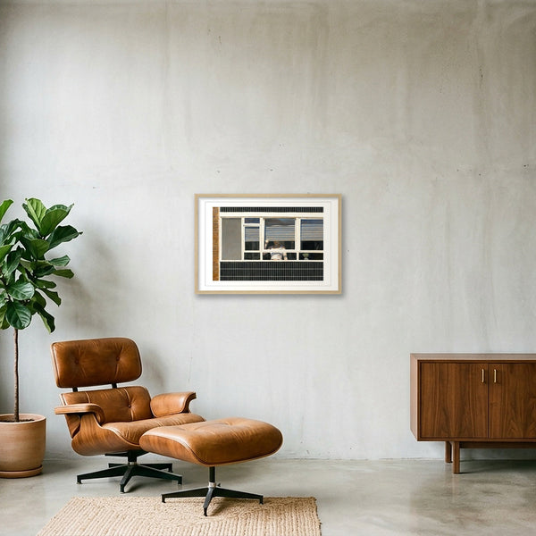 South Facing II — 60×40cm, 24×16" Oak Frame