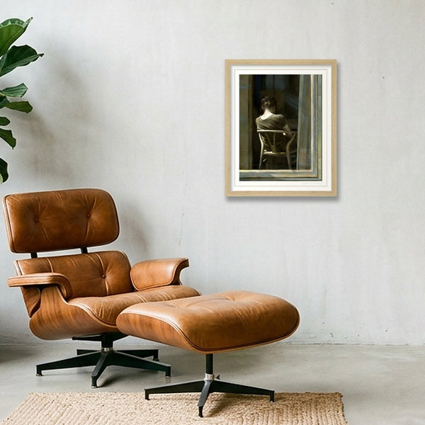 Algorithm II — 28×35cm, 11×14" Oak Frame