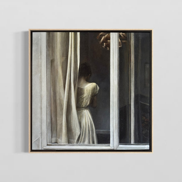 GIRL BY A WINDOW - Special Limited Edition Hand-Embellished Print