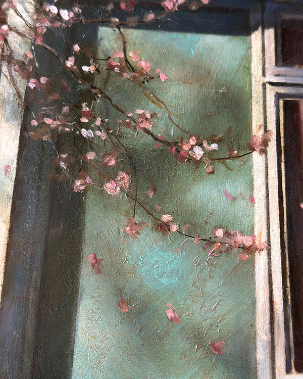 SAKURA FALLS - Special Limited Edition Hand-Embellished Print
