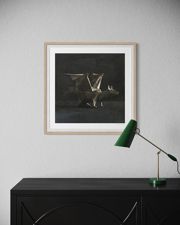 ORIGAMI DRAGON - Limited Edition Print