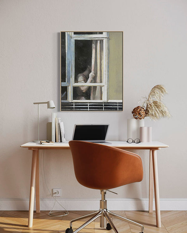 WINDOW I - Special Limited Edition Hand-Embellished Print