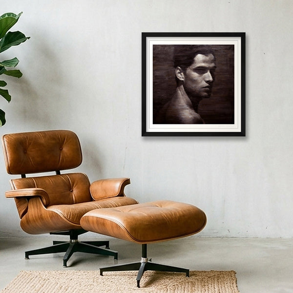 Ataraxia — 40×40cm, 16×16" Black Frame