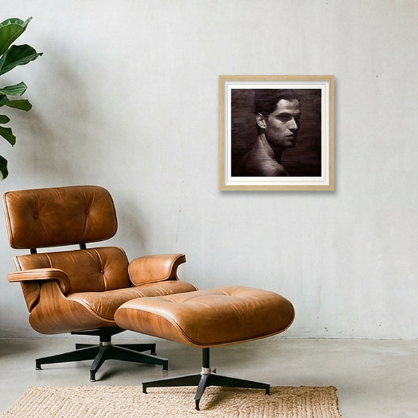 Ataraxia — 30×30cm, 12×12" Oak Frame