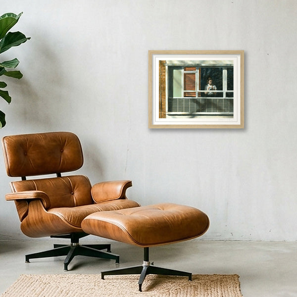 Morning Jo — 35×28cm, 14×11" Oak Frame