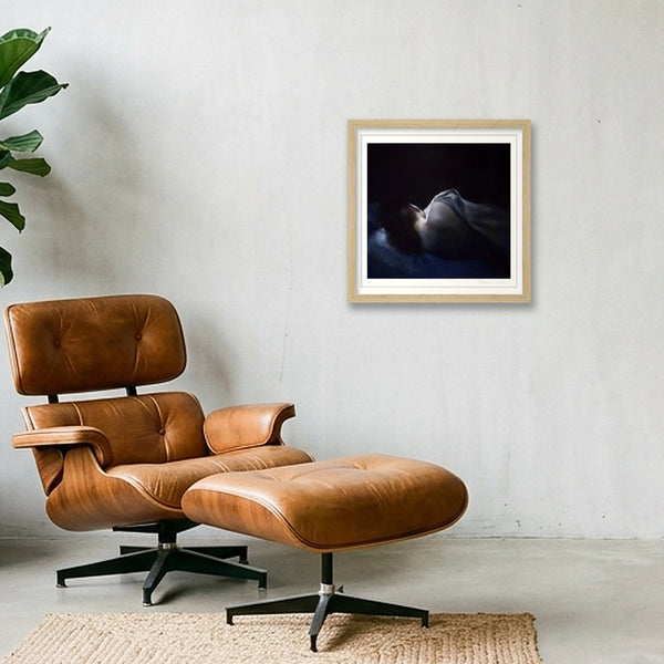 From the Morning — 30×30cm, 12×12" Oak Frame