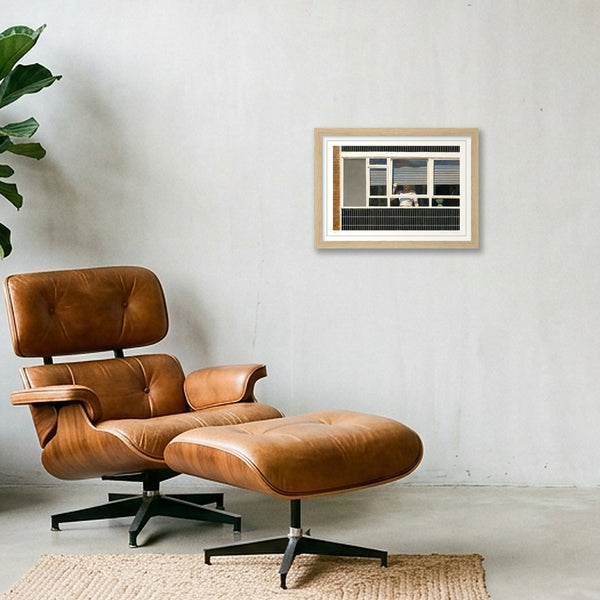 South Facing II — A4 (30×21cm, 12×8") Oak Frame