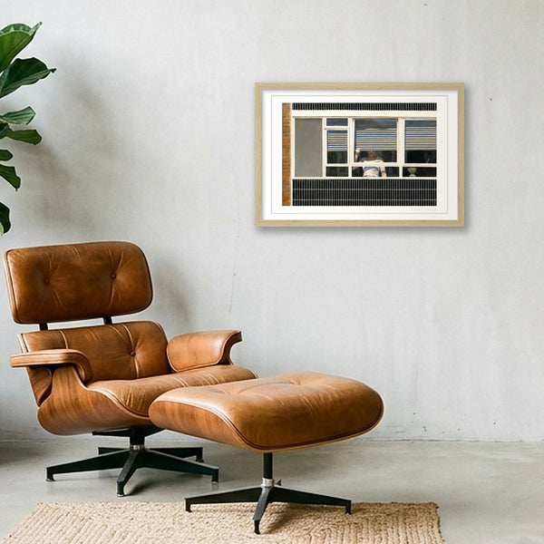 South Facing II — 45×30cm, 18×12" Oak Frame
