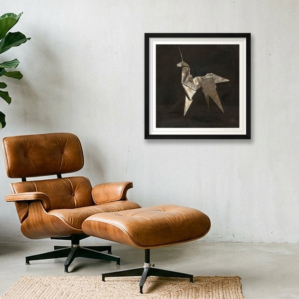 Replicant II — 40×40cm, 16×16" Black Frame